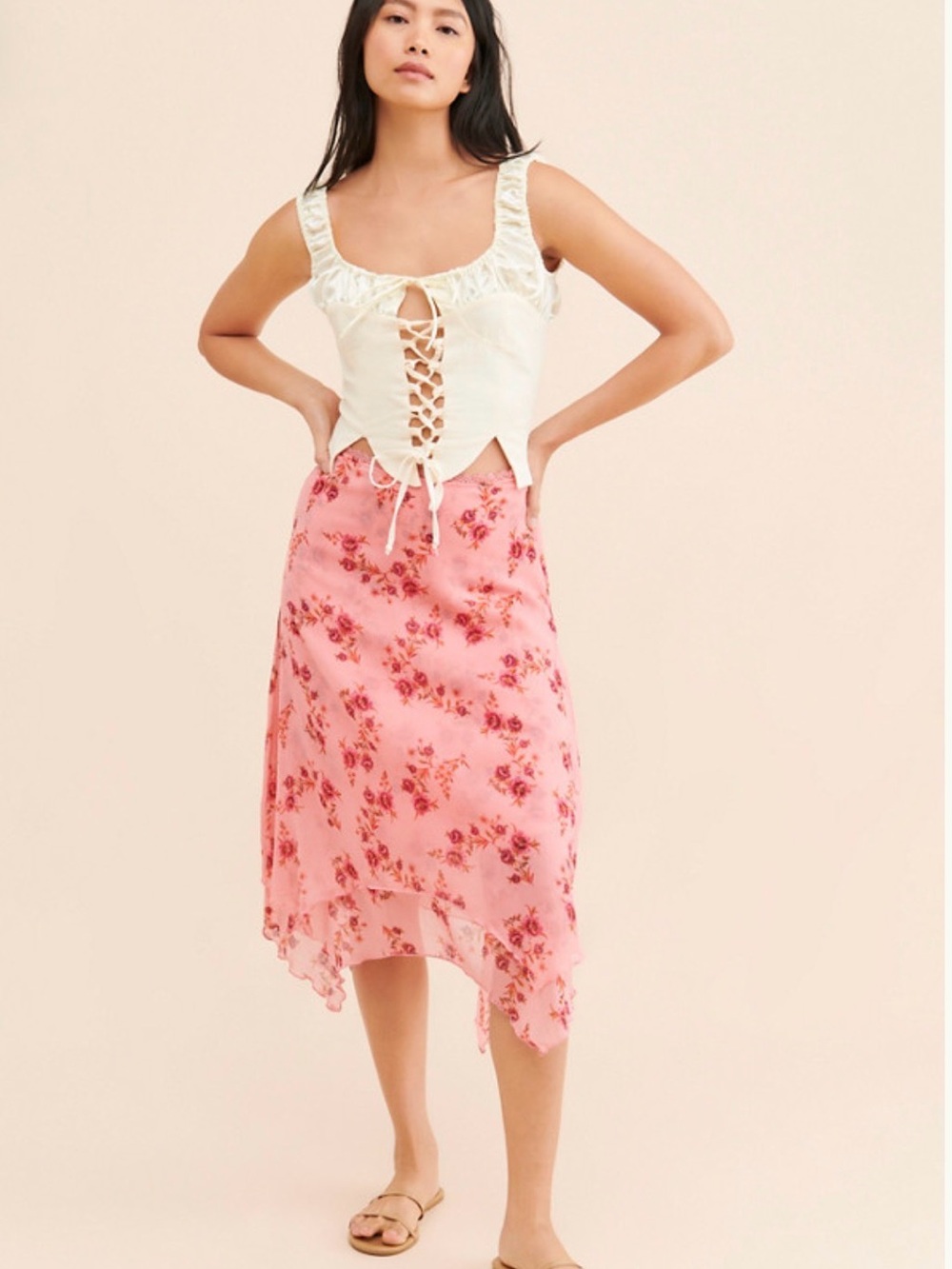 Free People Garden Party Skirt - pink
